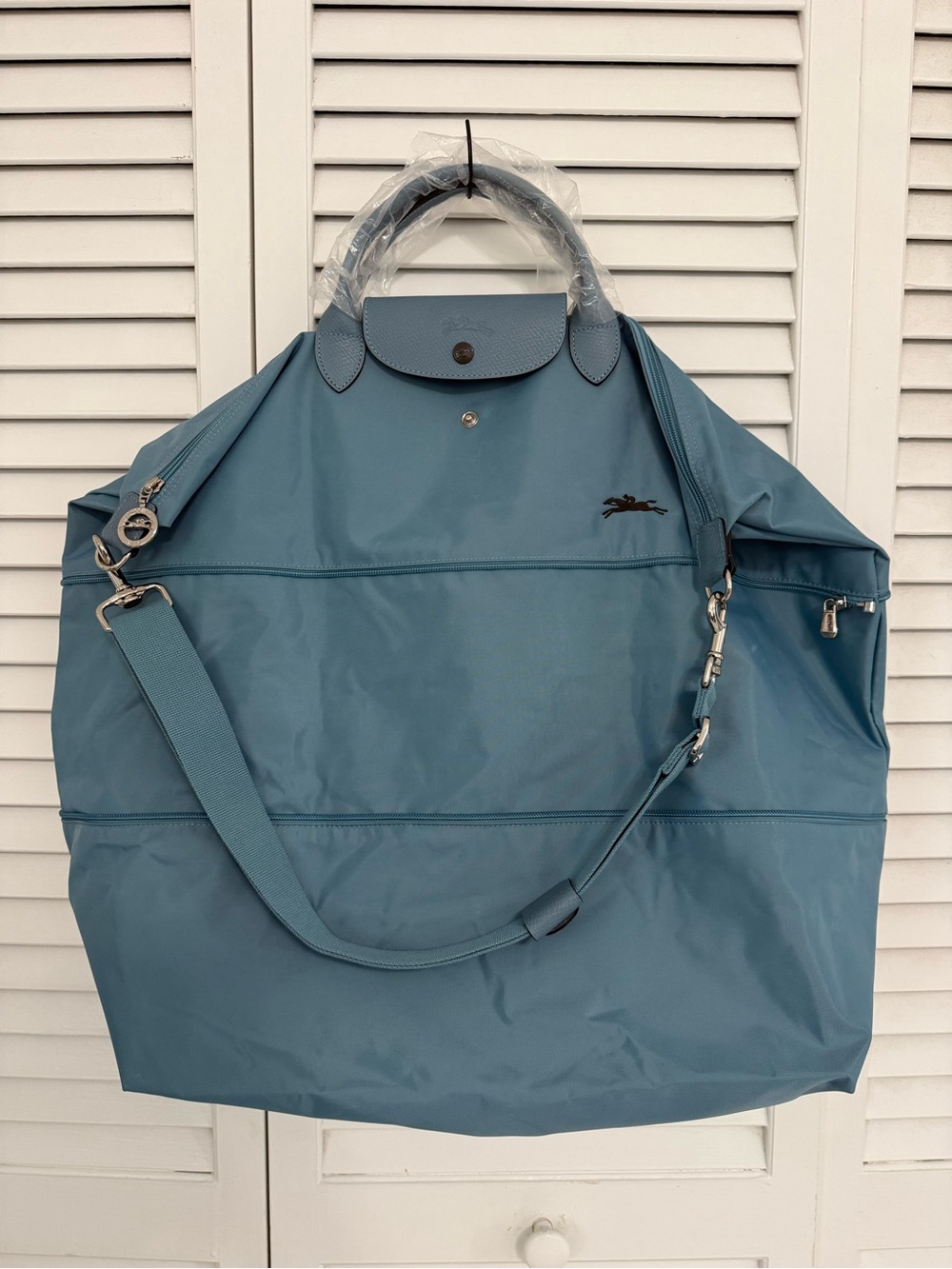 NWOT Longchamp Le Pliage Expandable Travel Bag - Picture 2 of 11